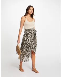 Falda Midi Estampada Morgan | Jayme Shop