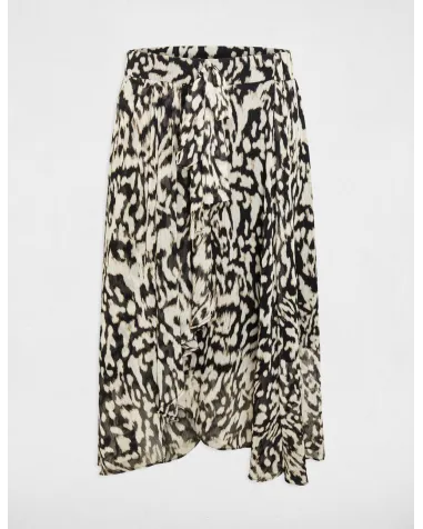 Falda Midi Estampada Morgan | Jayme Shop