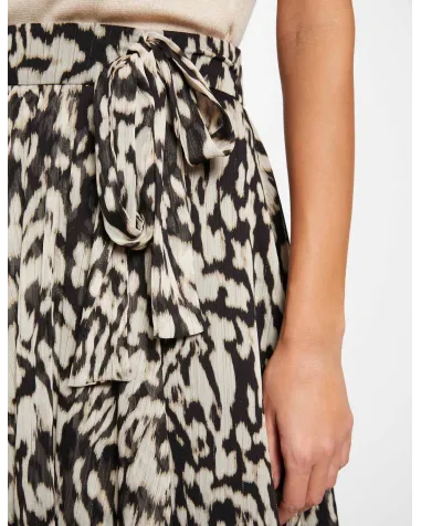 Falda Midi Estampada Morgan | Jayme Shop