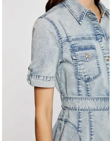 Vestido Corto Vaquero Morgan | Jayme Shop