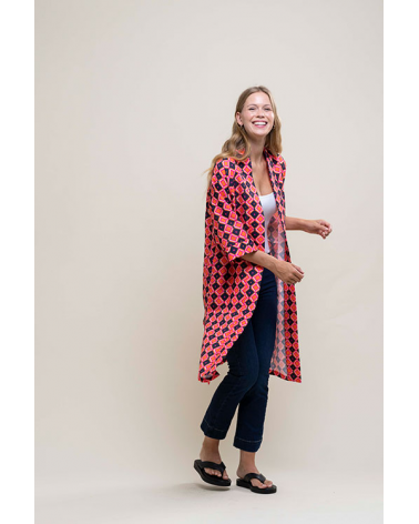 Kaftán Geométrico Hongo | Jayme Shop