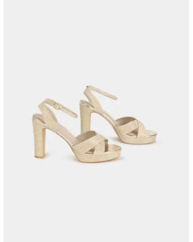 Sandalias Doradas Morgan | Jayme Shop