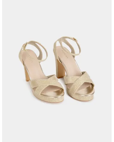Sandalias Doradas Morgan | Jayme Shop