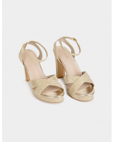 Sandalias Doradas Morgan | Jayme Shop
