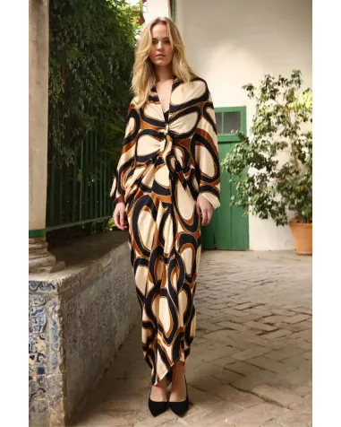 Vestido Leus Beige Panambi | Jayme Shop