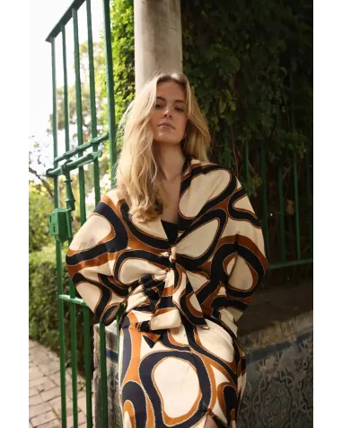 Vestido Leus Beige Panambi | Jayme Shop