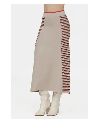 Falda Midi de Punto Wnt | Jayme Shop