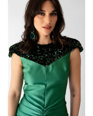 Vestido con Lentejuelas Blanca Martin | Jayme Shop