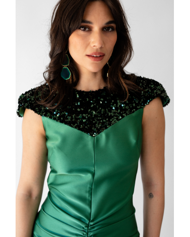 Vestido con Lentejuelas Blanca Martin | Jayme Shop